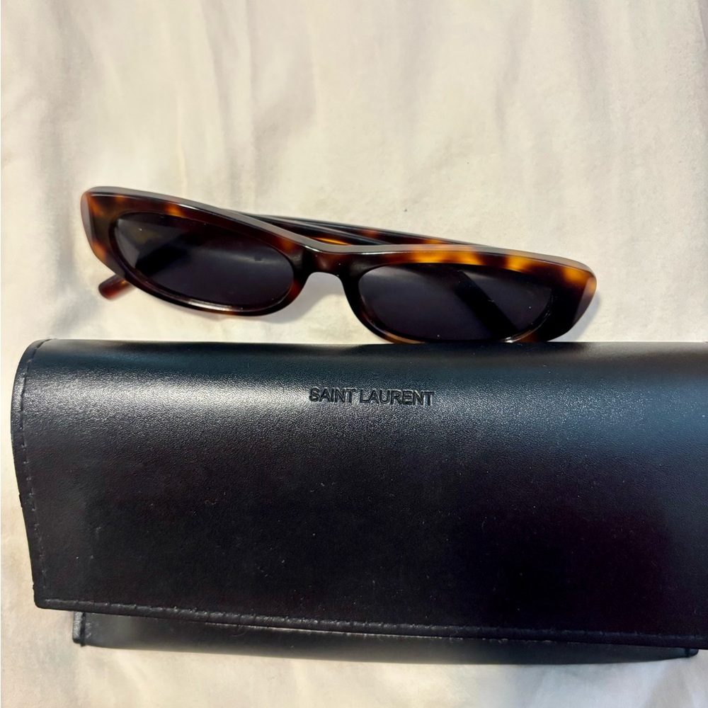 Saint Laurent Tortoise Shell Sunglasses